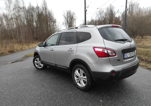 Nissan Qashqai+2 cena 35500 przebieg: 171000, rok produkcji 2013 z Łódź małe 106